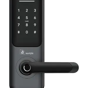 Superior Brass Digital Lever Latch Set Black 235x75mm SUP59410