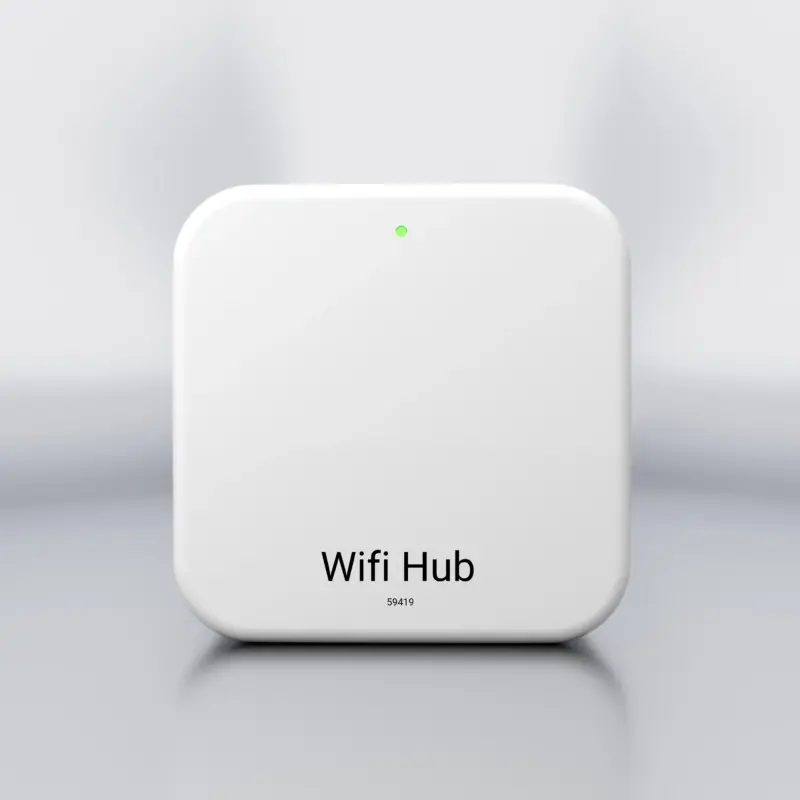 Superior Brass Digital WiFi Hub White 70x70x25mm SUP59419