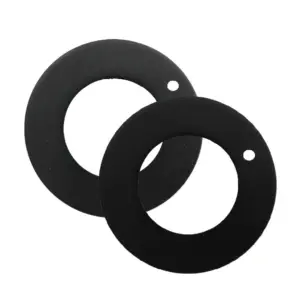 Superior Brass Round Ring Austyle 52mm Black SS Privacy SUP59702P