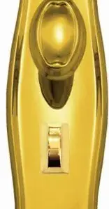 Superior Brass Knob Lock Privacy PB 190x60mm SUP7008P