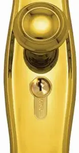 Superior Brass Knob Lock CC 476mm PB 190x60mm SUP7030A