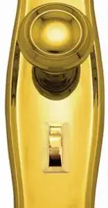 Superior Brass Knob Lock Privacy PB 190x60mm SUP7030P