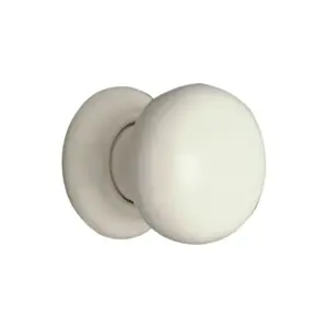 Superior Brass Porcelain Knob White Per 2 32mm SUP8030