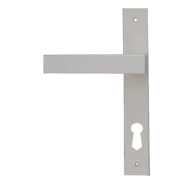 Superior Brass Long Plate Entrance Set CC 85mm White 225x32mm SUP83670E