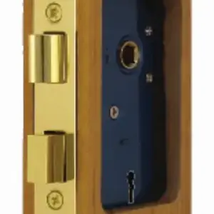 Superior Brass 3 Lever Sash Lock 60mm PB SUP9021
