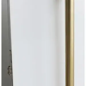 Superior Brass Entry Handle Double Satin Brass 450mm SUP93866