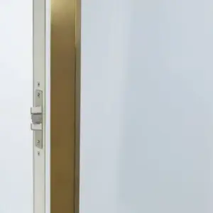 Superior Brass Entry Handle Blade Design Sliding Double Satin Brass 450mm SUP93940