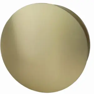 Superior Brass Entry Handle Circular Double Satin Brass 300mm SUP93994