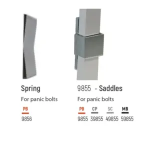 Superior Brass Panic Bolt Saddle 5025678 Specify Finish SUP9855